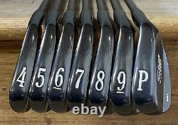 Titleist 681 Forged Iron Set (4-PW) MINT Xtreme Dark Finish BlK KBS X Flex