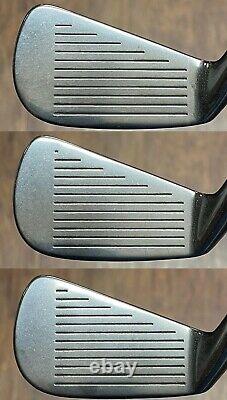 Titleist 681 Forged Iron Set (4-PW) MINT Xtreme Dark Finish BlK KBS X Flex