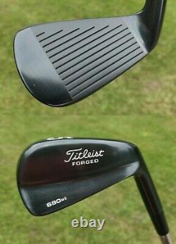 Titleist 690 MB 690MB BLACK OXIDE Re-Finish 3-PW Iron Set Project X 5.5 MRH