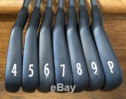 Titleist 712 CB Forged Iron Set (4-PW) MINT LH Xtreme Dark Finish PPD