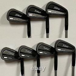 Titleist 712 CB Forged Iron Set (4-PW) RH Xtreme Dark Finish KBS C-Taper S