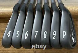 Titleist 712 CB Forged Iron Set (4-PW) RH Xtreme Dark Finish KBS C-Taper S