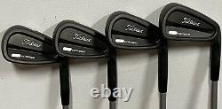 Titleist 712 CB Forged Iron Set (4-PW) RH Xtreme Dark Finish KBS C-Taper S