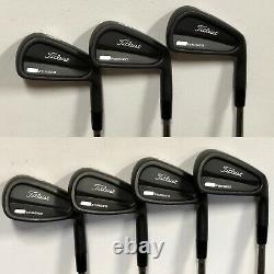 Titleist 712 CB Forged Iron Set (4-PW) Xtreme Dark Finish PURE Tour Issue