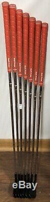 Titleist 712 MB Forged Iron Set (4-PW) MINT Xtreme Dark Finish Stiff -PRAD