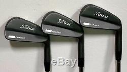 Titleist 712 MB Forged Iron Set (4-PW) MINT Xtreme Dark Finish Stiff -PRAD