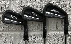 Titleist 714 CB Forged Iron Set (4-PW) NICE RH Xtreme Black Finish CHC