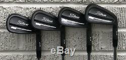 Titleist 714 CB Forged Iron Set (4-PW) NICE RH Xtreme Black Finish CHC