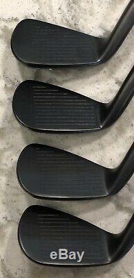 Titleist 714 CB Forged Iron Set (4-PW) NICE RH Xtreme Black Finish CHC