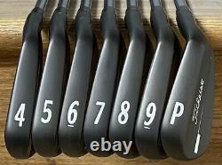 Titleist 714 MB Forged Iron Set (4-PW) Excellent Xtreme Dark Finish FGFF