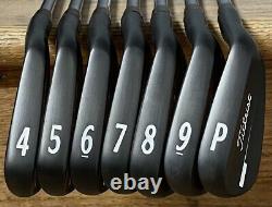 Titleist 714 MB Forged Iron Set (4-PW) Excellent Xtreme Dark Finish TFH