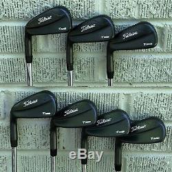 Titleist 716 T-MB Iron Set (4-PW) LEFTY Xtreme Black Finish KBS TOUR 130 X