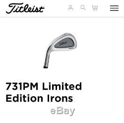 Titleist 731PM Limited Edition Iron Set MINT Left Hand -Black Diamond Finish