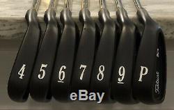 Titleist 804 OS Forged Iron Set (4-PW) NICE Xtreme Dark Finish R300 LITE