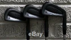 Titleist 990B Forged Iron Set (4-PW) NICE RH Tour Black Finish Rifle 6.0