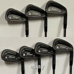 Titleist DCI 981 Iron Set (4-PW) Excellent RH Xtreme Dark Finish ELLF