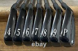 Titleist DCI 990 Iron Set (4-PW) Excellent RH Xtreme Dark Finish CHR