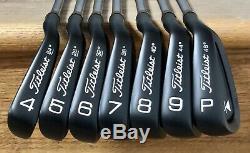 Titleist DCI Black Iron Set (4-PW) NICE RH Xtreme Dark Finish HICO