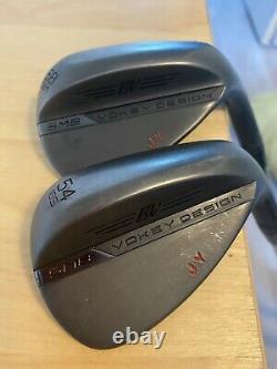 Titleist Sm8 Wedge Set 54 and 58 Black Finish KBS 125 Rev 2.0