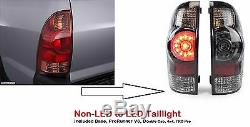 Toyota Tacoma 2004-2015 Led Tail Lights Taillights Rear Lamps Trd Black Pair Set