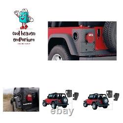 Trail Armor Rear Corner Covers 2-Piece Set, Black, Textured Finish Fits