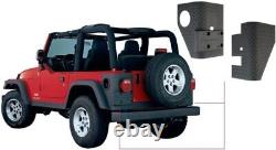 Trail Armor Rear Corner Covers 2-Piece Set, Black, Textured Finish Fits