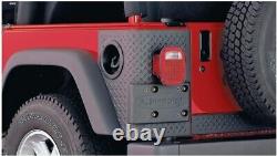 Trail Armor Rear Corner Covers 2-Piece Set, Black, Textured Finish Fits