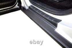 Trail Armor Side Rocker 4-Piece Set, Black, Textured Finish 14089 Fits 201