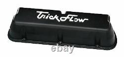 Trick Flow Specialties SBF Alm Valve Cover Set Tall Black Finish
