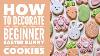 Tutorial Beginner Easter Bunny Cookies