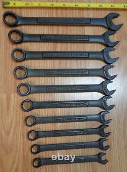 USA Made = CRAFTSMAN = BLACK OXIDE FINISH METRIC WRENCH SET 10-19mm NEW! 10pc