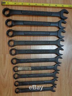 USA Made = CRAFTSMAN = BLACK OXIDE FINISH METRIC WRENCH SET 10-19mm combination