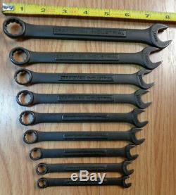 USA Made- CRAFTSMAN INDUSTRIAL BLACK OXIDE FINISH METRIC WRENCH SET NEW 9pc mm