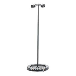 UniFlame 5-Piece Brushed Black Finish Fireplace Tools Set with Double Rods