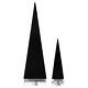 Uttermost Great Pyramids Set Of 2 Sculpture With Black Finish 18007