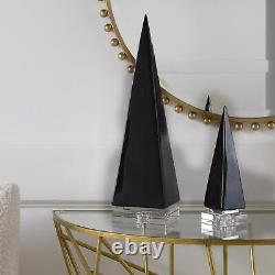 Uttermost Great Pyramids Set Of 2 Sculpture With Black Finish 18007