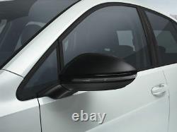 VW Golf 7 R Mirror Caps Set in Black High Gloss finish 5G0072530A