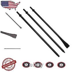Versatile 3-Piece Pneumatic Tool Set with Black Oxide Finish & Lifetime Warranty