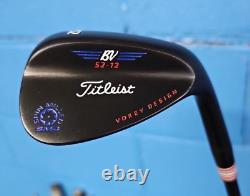 Vokey Sm4 Black Nitride 3 Wedge Set 52-56-60 Spine Aligned Black S300