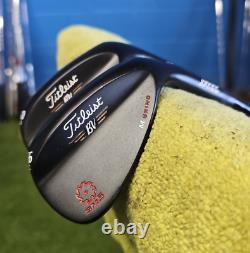 Vokey Sm5 Black Nitride 2 Wedge Set 56-10 & 60-04 Spine Aligned Black S300 Sweet