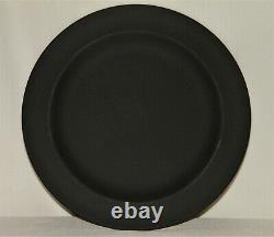 Vtg 60's Set (4) WEDGWOOD BASALT BLACK DESSERT/SALAD PLATES All Matte FinishEX