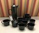 Wedgwood Basalt Coffee Set 15 Pieces Matte Finish With Glossy Glazed Interior