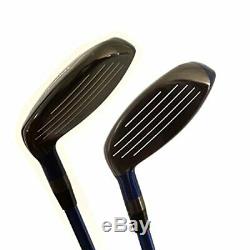 Wazaki Japan Black Oil Finish WL-IIs 4-SW Mx Steel Hybrid Irons Golf Club Set