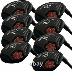 Wazaki Japan Black Oil Finish WL-IIs 4-SW Mx Steel Hybrid Irons Golf Club Set wi