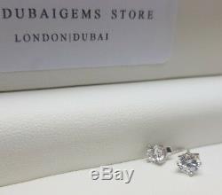 White gold finish bracelet & earrings set comes in black luxury ebony box