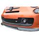 Zunsport Compatible With Fiat Abarth 595 Centre Grill Set Black Finish