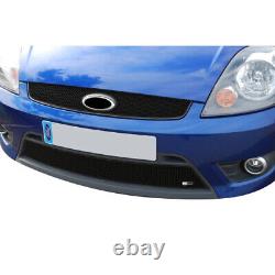 Zunsport Compatible With Ford Fiesta ST Front Grill Set Black finish 2006