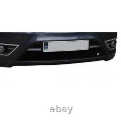 Zunsport Compatible With Ford Focus ST Lower Grill Set Black finish 2005