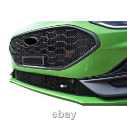 Zunsport Compatible With Ford Focus ST MK4.5 Front Grill Set Black Finish