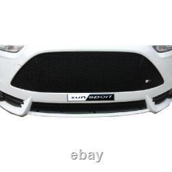 Zunsport Compatible With Ford Focus ST Mk3 Full Grill Set Black finish